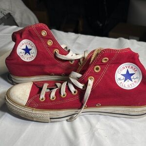 Converse Red All Star high top Sneakers Chuck Taylor